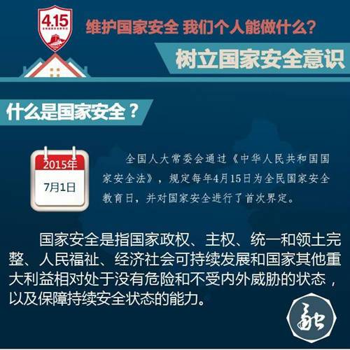 国家安全教育日：维护国家安全 我们个人能做什么