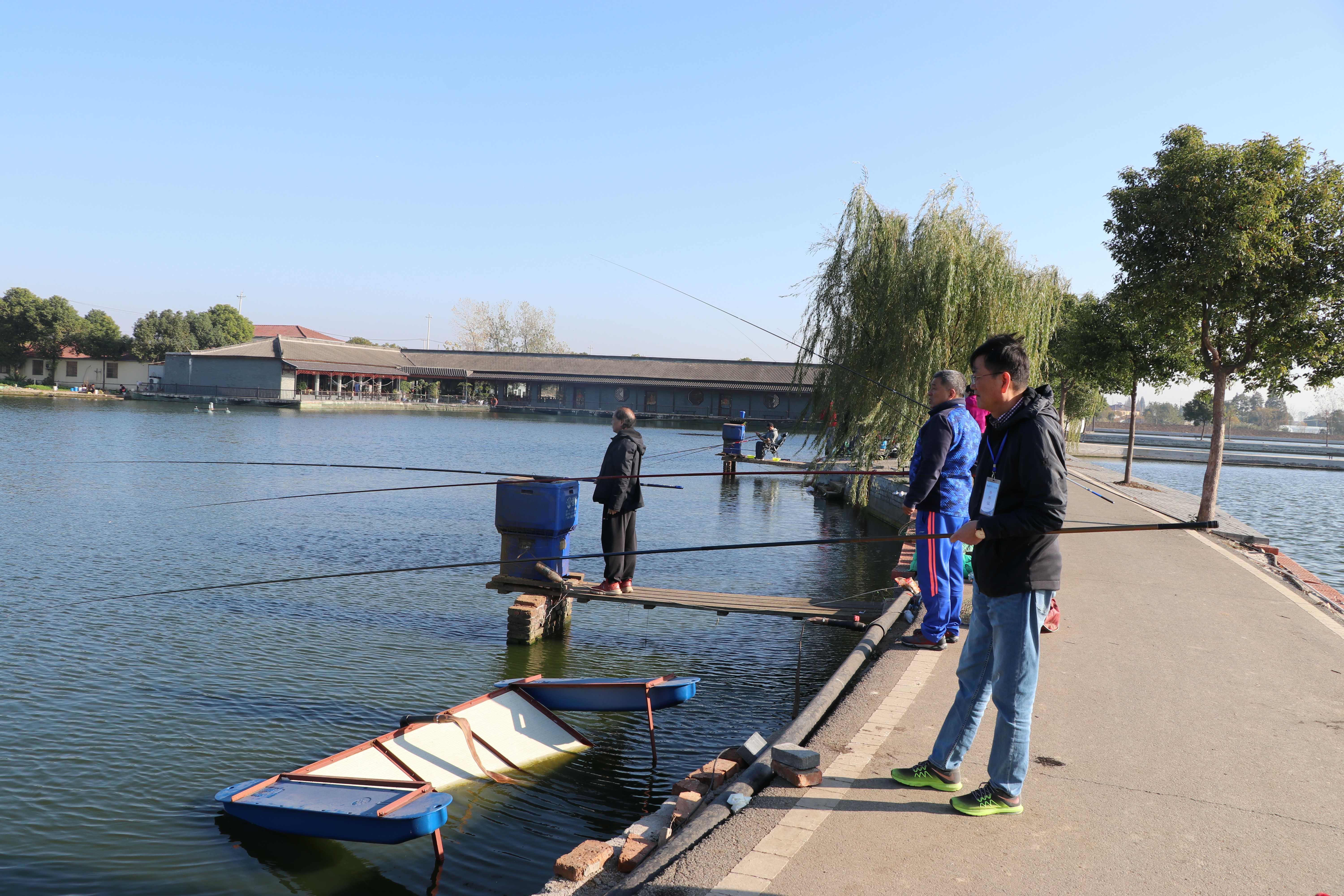 南京体育学院举行第二十七届教职工钓鱼比赛