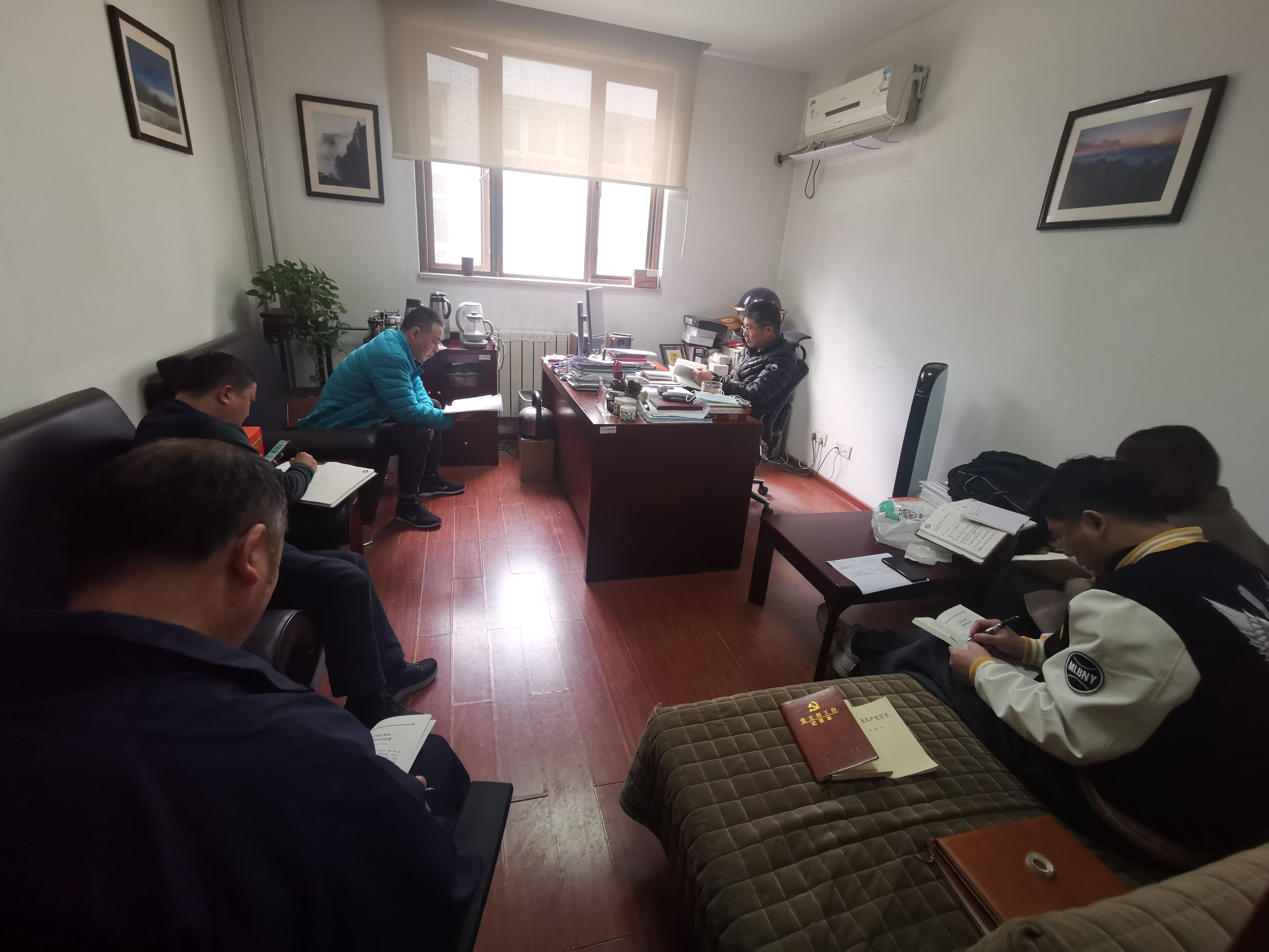 机关第二党总支第六党支部第一党小组召开党史学习专题会议(二)